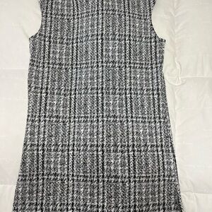 Chanel Black and White Tweed Dress